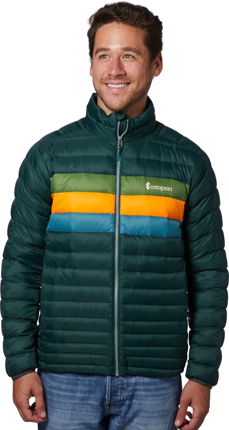 Cotopaxi Mens Fuego Down Jacket - Dark Forest Stripes-2